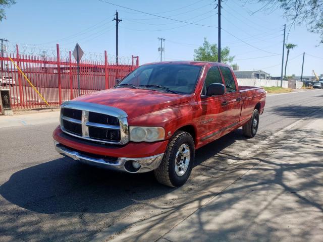 3D7KR28C85G824927 - 2005 DODGE RAM 2500 S RED photo 2