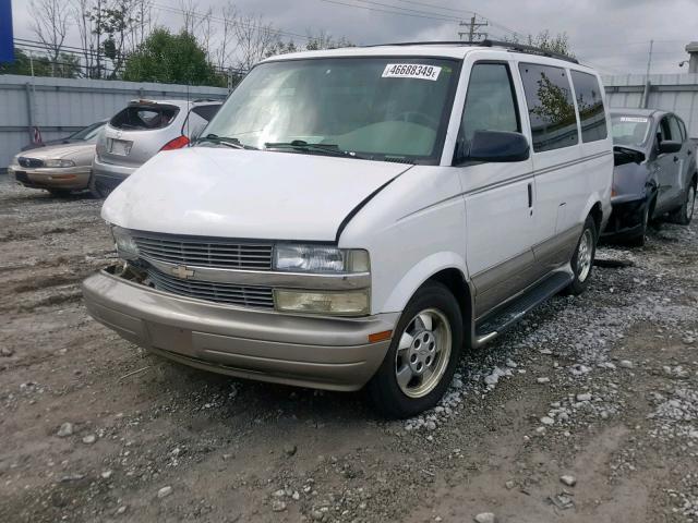 1GNEL19X13B128914 - 2003 CHEVROLET ASTRO WHITE photo 2