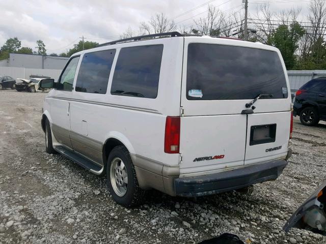 1GNEL19X13B128914 - 2003 CHEVROLET ASTRO WHITE photo 3