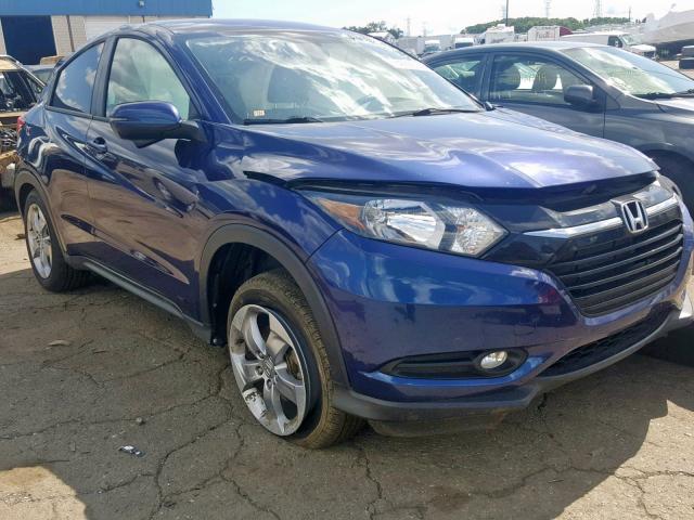 3CZRU6H59HM715408 - 2017 HONDA HR-V EX BLUE photo 1