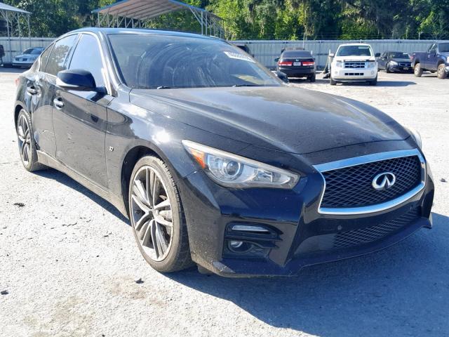 JN1BV7AP4EM690661 - 2014 INFINITI Q50 BASE BLACK photo 1