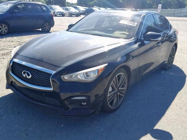 JN1BV7AP4EM690661 - 2014 INFINITI Q50 BASE BLACK photo 2