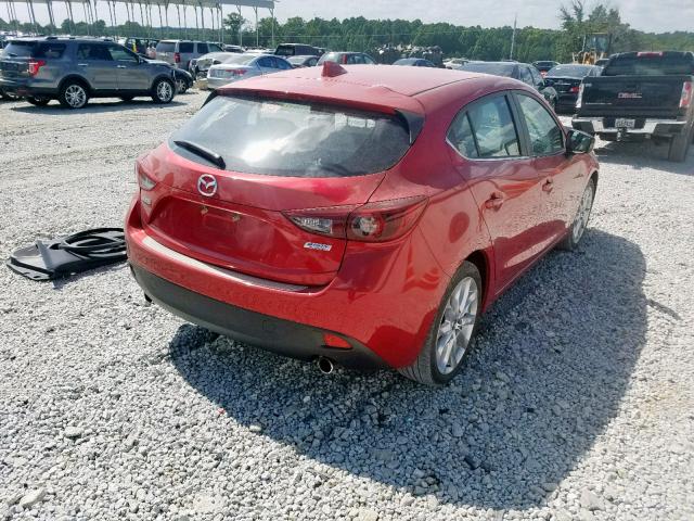 JM1BM1N33G1276571 - 2016 MAZDA 3 GRAND TO RED photo 4