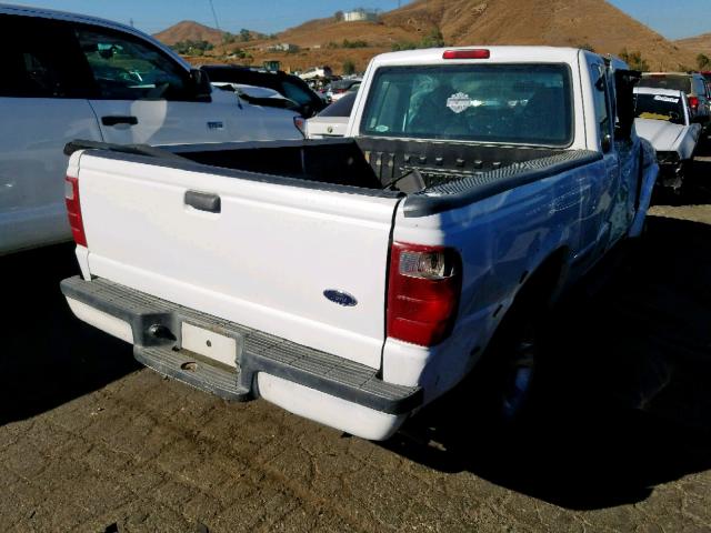 1FTYR44V23PA50173 - 2003 FORD RANGER SUP WHITE photo 4