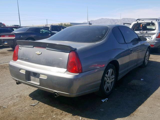 2G1WN151269290817 - 2006 CHEVROLET MONTE CARL ნაცრისფერი ფოტო 4