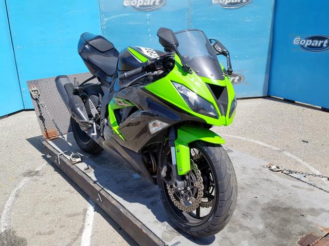 JKBZXJE10GA021967 - 2016 KAWASAKI ZX636 E GREEN photo 1