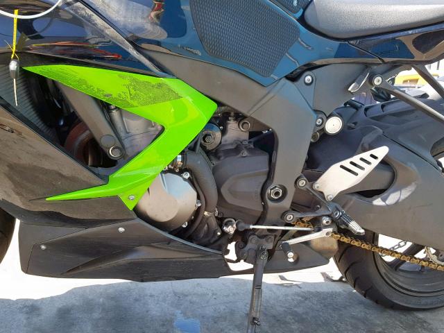 JKBZXJE10GA021967 - 2016 KAWASAKI ZX636 E GREEN photo 9