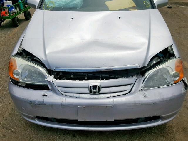 1HGES26753L008146 - 2003 HONDA CIVIC EX SILVER photo 7