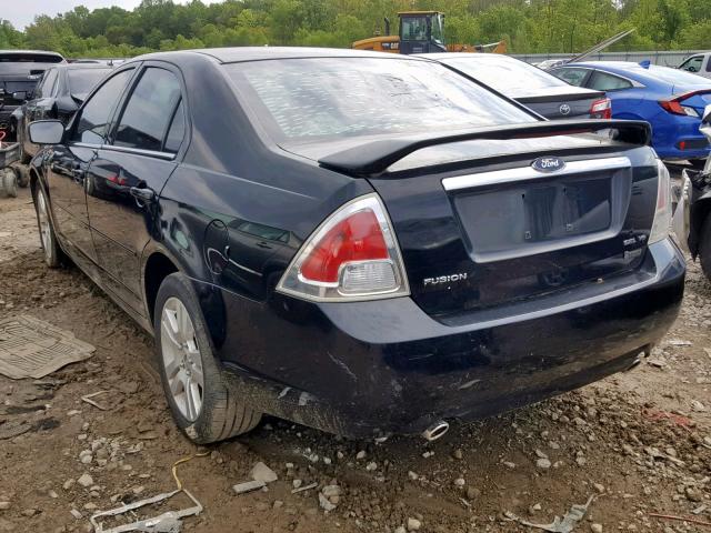 3FAFP08176R133033 - 2006 FORD FUSION SEL BLACK photo 3