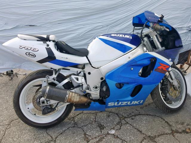 JS1GR7DA2X2103249 - 1999 SUZUKI GSX-R750 BLUE photo 9