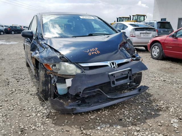 1HGFA16566L055397 - 2006 HONDA CIVIC LX BLACK photo 9