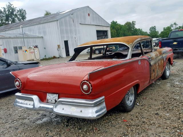 A7FT283838 - 1957 FORD FAIRLANE RED photo 4