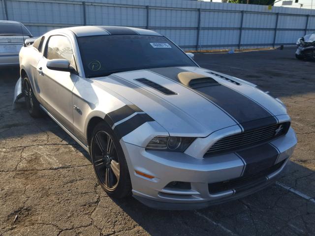 1ZVBP8CF4D5245103 - 2013 FORD MUSTANG GT SILVER photo 1