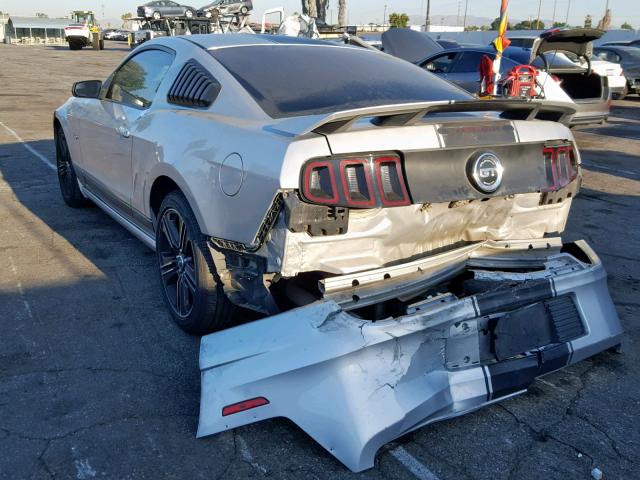 1ZVBP8CF4D5245103 - 2013 FORD MUSTANG GT SILVER photo 3
