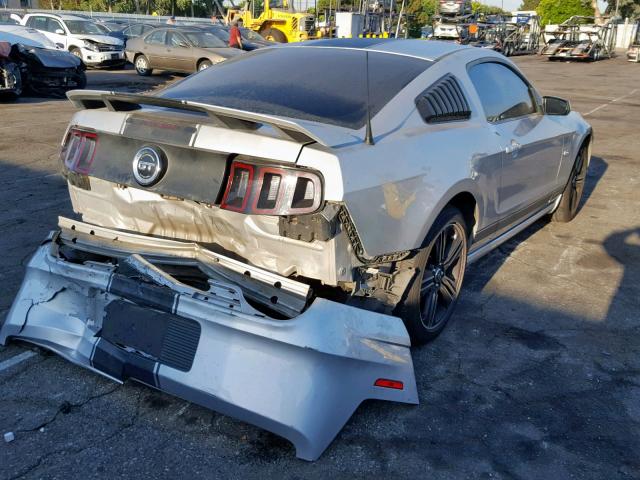 1ZVBP8CF4D5245103 - 2013 FORD MUSTANG GT SILVER photo 4