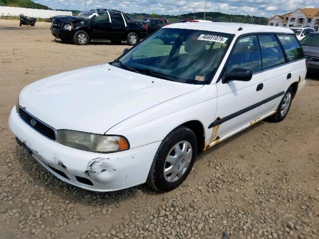 4S3BK4253V6306407 - 1997 SUBARU LEGACY BRI WHITE photo 2