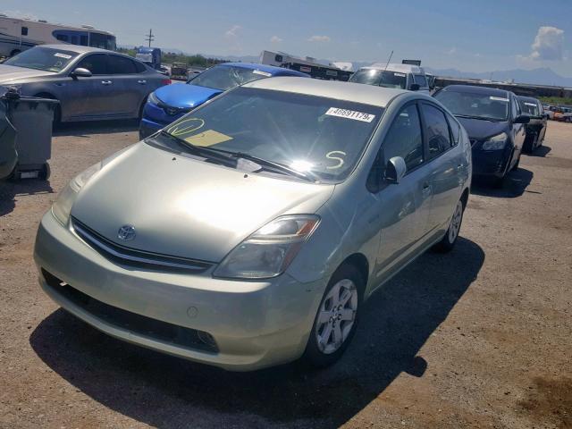 JTDKB20U073245844 - 2007 TOYOTA PRIUS GREEN photo 2