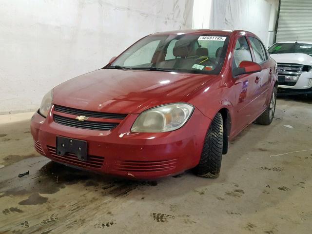 1G1AD5F53A7116738 - 2010 CHEVROLET COBALT 1LT MAROON photo 2