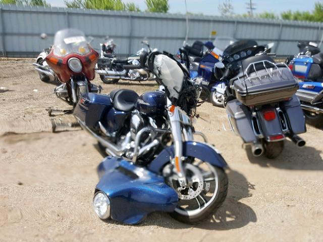 1HD1KBM10EB669781 - 2014 HARLEY-DAVIDSON FLHX STREE BLUE photo 1