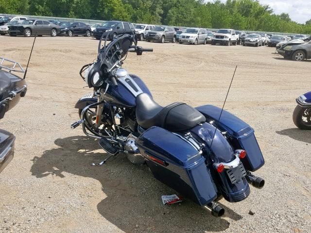 1HD1KBM10EB669781 - 2014 HARLEY-DAVIDSON FLHX STREE BLUE photo 3