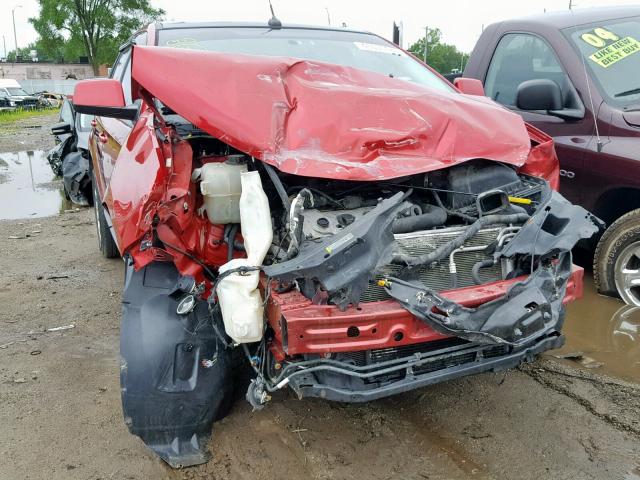 2FMDK3JC7ABB78862 - 2010 FORD EDGE SEL RED photo 9