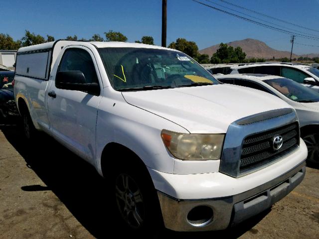 5TFLU52108X013497 - 2008 TOYOTA TUNDRA WHITE photo 1