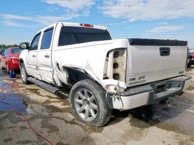 3GTP1XE24BG131199 - 2011 GMC SIERRA C15 WHITE photo 3