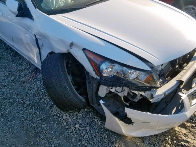 1HGCP2F82AA075832 - 2010 HONDA ACCORD EXL WHITE photo 9