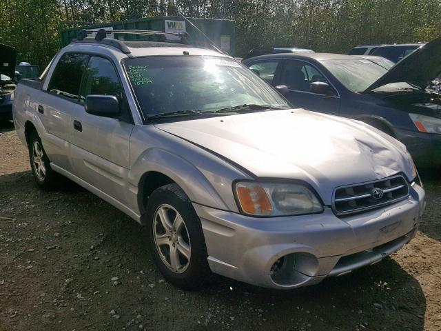 4S4BT62CX67101326 - 2006 SUBARU BAJA SPORT SILVER photo 1