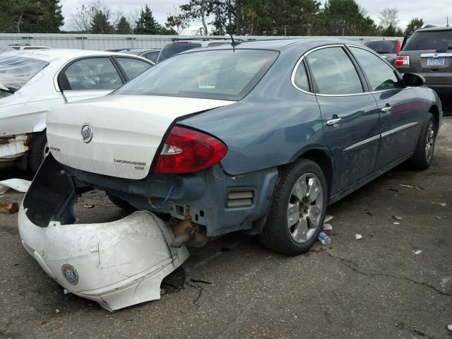 2G4WD582761100042 - 2006 BUICK LACROSSE C BLUE photo 4