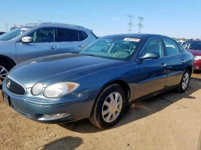 2G4WC582261261790 - 2006 BUICK LACROSSE C GREEN photo 2