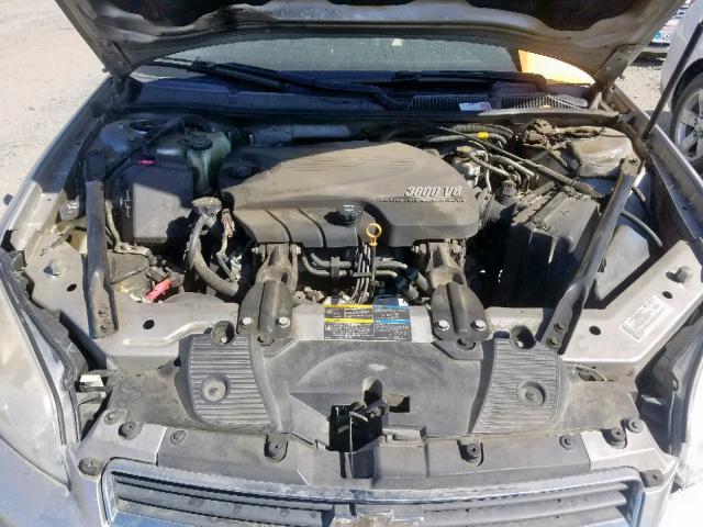 2G1WU58RX79274216 - 2007 CHEVROLET IMPALA LTZ SILVER photo 7