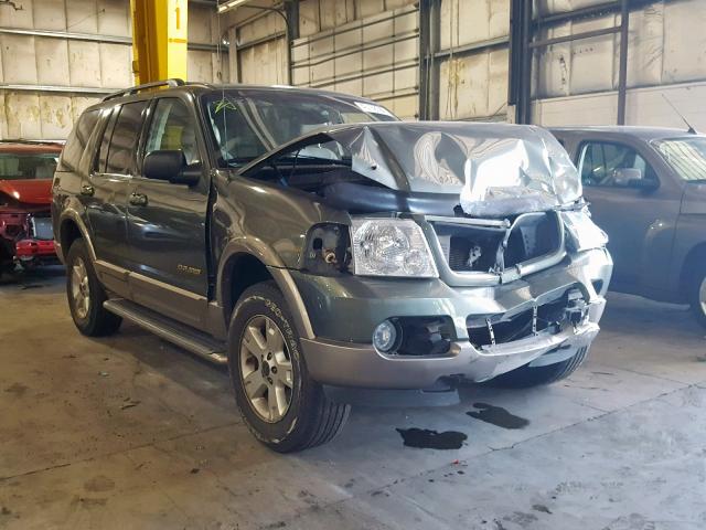 1FMZU74W34UB87456 - 2004 FORD EXPLORER E GREEN photo 1