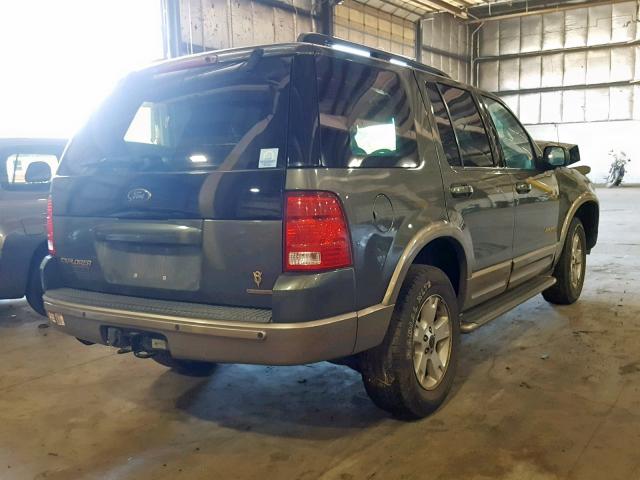 1FMZU74W34UB87456 - 2004 FORD EXPLORER E GREEN photo 4