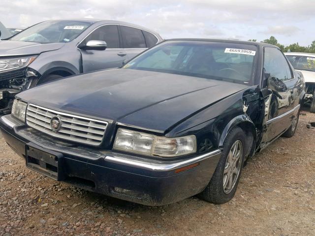 1G6EL12YXVU617186 - 1997 CADILLAC ELDORADO BLACK photo 2