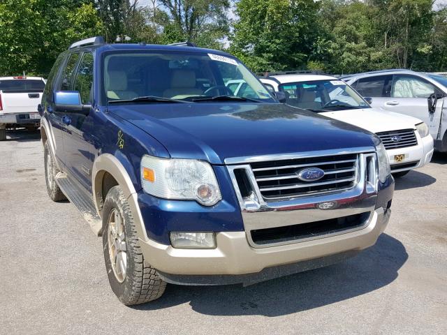 1FMEU74E86UB72492 - 2006 FORD EXPLORER E BLUE photo 1