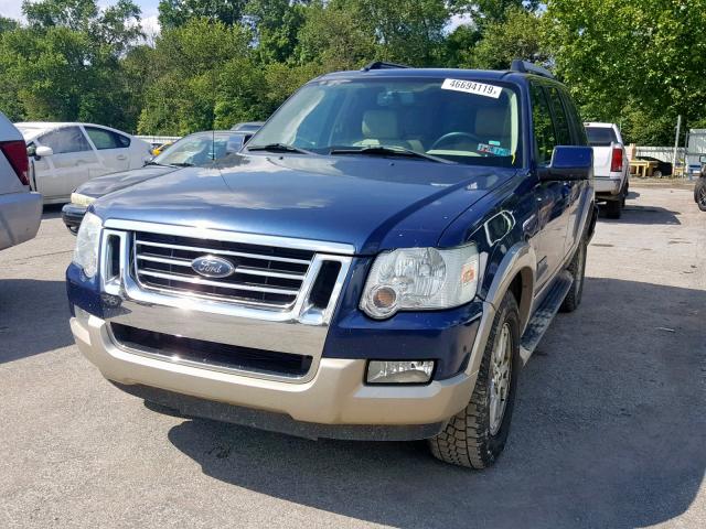 1FMEU74E86UB72492 - 2006 FORD EXPLORER E BLUE photo 2