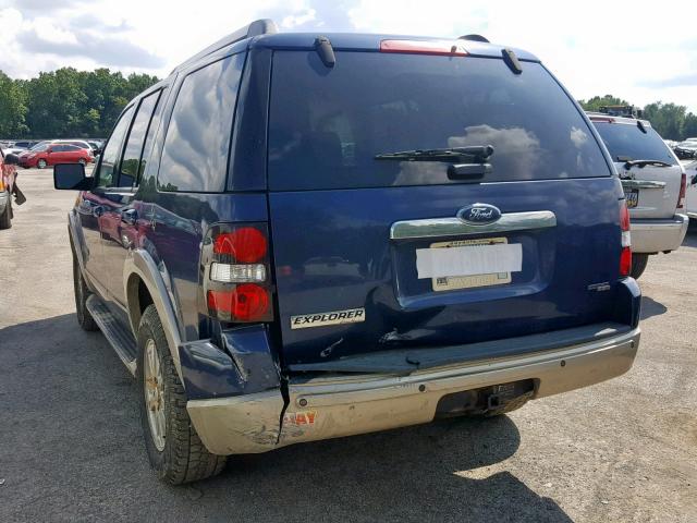 1FMEU74E86UB72492 - 2006 FORD EXPLORER E BLUE photo 3