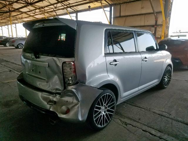 JTLZE4FE7EJ055408 - 2014 TOYOTA SCION XB ვერცხლისფერი ფოტო 4