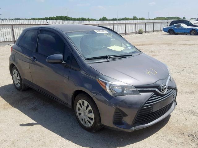 VNKJTUD3XGA070964 - 2016 TOYOTA YARIS L GRAY photo 1