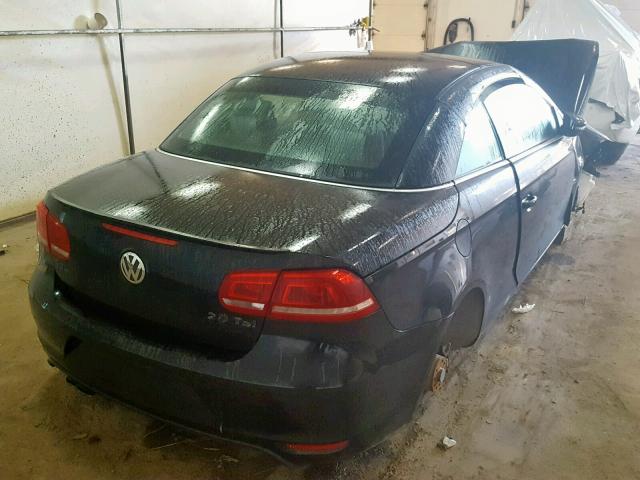 WVWFW7AH3CV004170 - 2012 VOLKSWAGEN EOS LUX Czarny zdjęcie 4