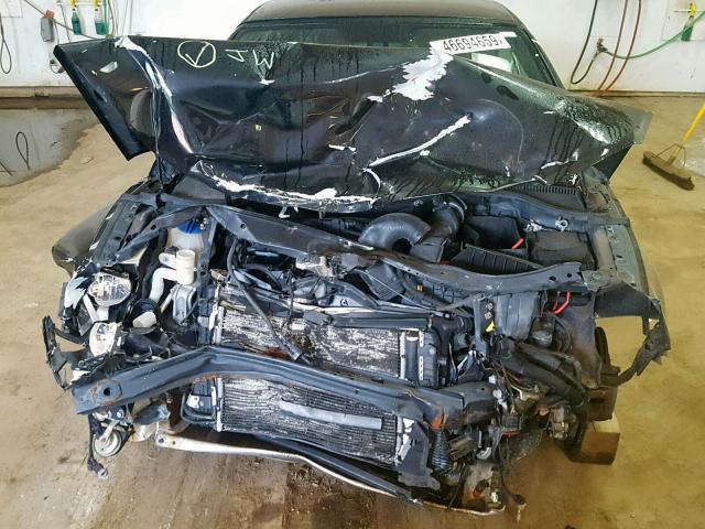 WVWFW7AH3CV004170 - 2012 VOLKSWAGEN EOS LUX Czarny zdjęcie 7