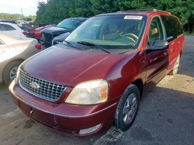 2FMDA582X6BA02861 - 2006 FORD FREESTAR L BURGUNDY photo 2