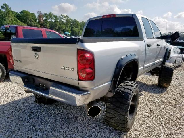 3D7KS28C67G748258 - 2007 DODGE RAM 2500 S ვერცხლისფერი ფოტო 4