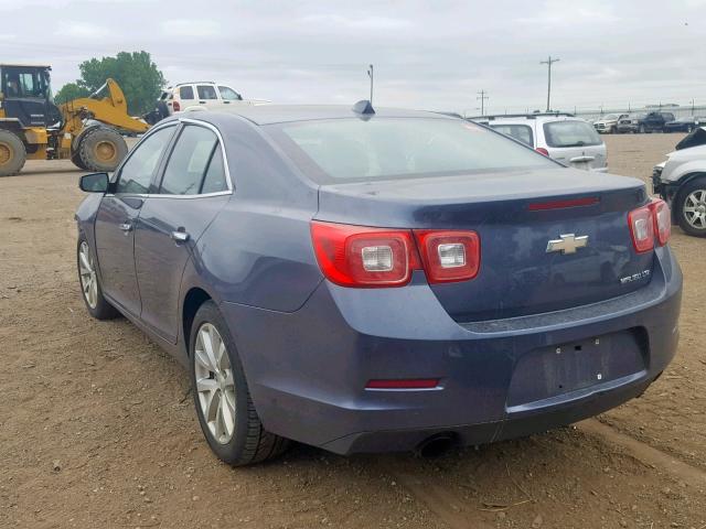 1G11H5SA8DF288409 - 2013 CHEVROLET MALIBU LTZ ლურჯი ფოტო 3