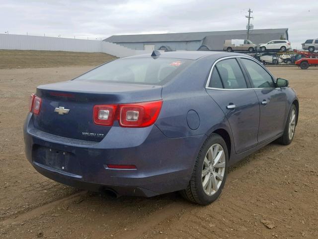 1G11H5SA8DF288409 - 2013 CHEVROLET MALIBU LTZ ლურჯი ფოტო 4