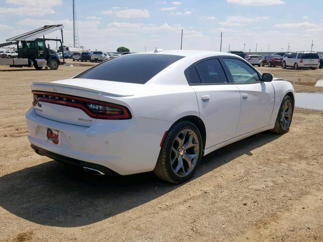 2C3CDXHG4GH267759 - 2016 DODGE CHARGER SX WHITE photo 4