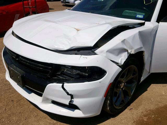 2C3CDXHG4GH267759 - 2016 DODGE CHARGER SX WHITE photo 9