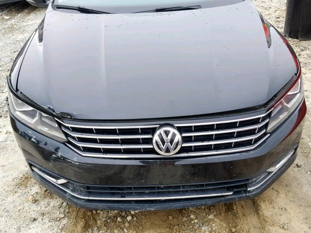 1VWBT7A39GC023283 - 2016 VOLKSWAGEN PASSAT SE BLACK photo 7