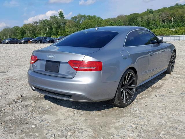 WAUWFAFR5AA063091 - 2010 AUDI A5 PRESTIG GRAY photo 4